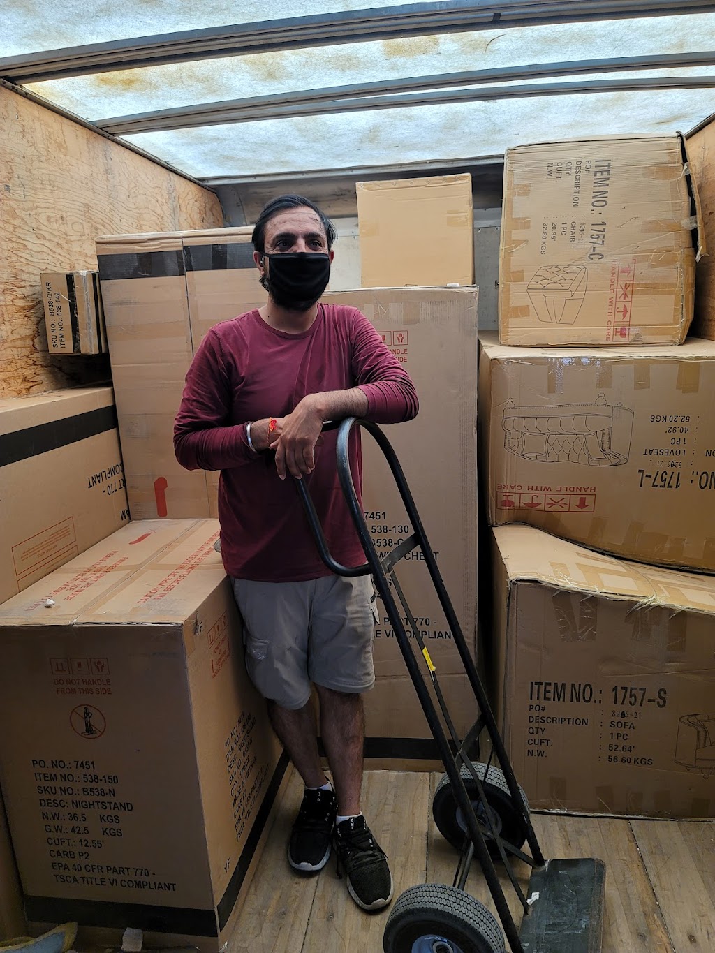 Sony Moving Inc | 4 Angelfish Rd, Brampton, ON L7A 5C5, Canada | Phone: (647) 567-2305