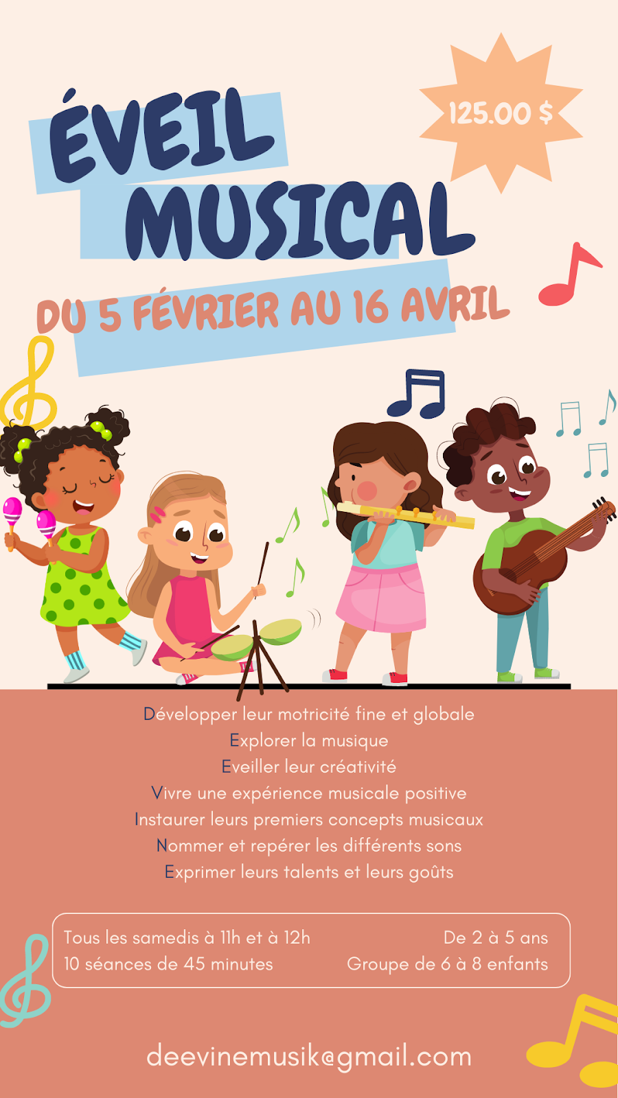 School Of Music Deevine | 6312 Av. Papineau, Montréal, QC H2G 2W9, Canada | Phone: (514) 500-5361