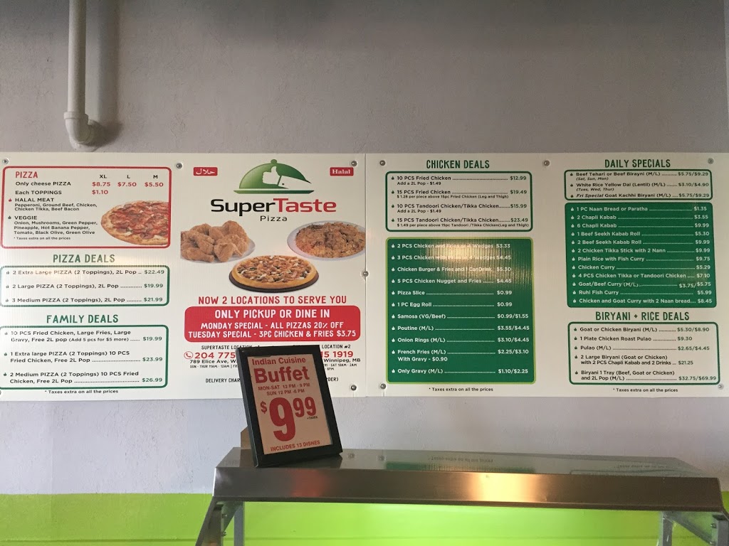 Super Taste Pizza - 2 | 8 Keewatin St, Winnipeg, MB R3E 3B7, Canada | Phone: (204) 615-1919