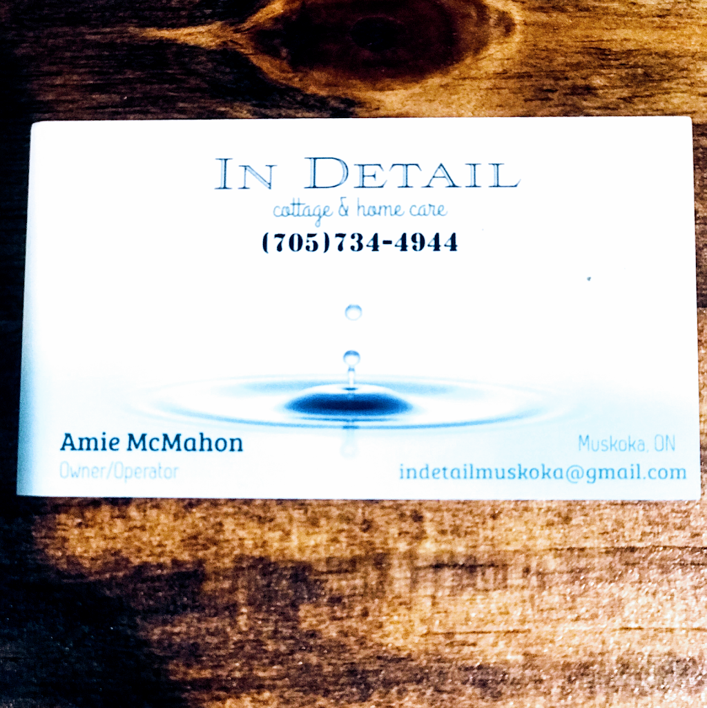 In Detail Home&Cottage care | 1100 Springdale Shores, Bracebridge, ON P1L 1W9, Canada | Phone: (705) 734-4944
