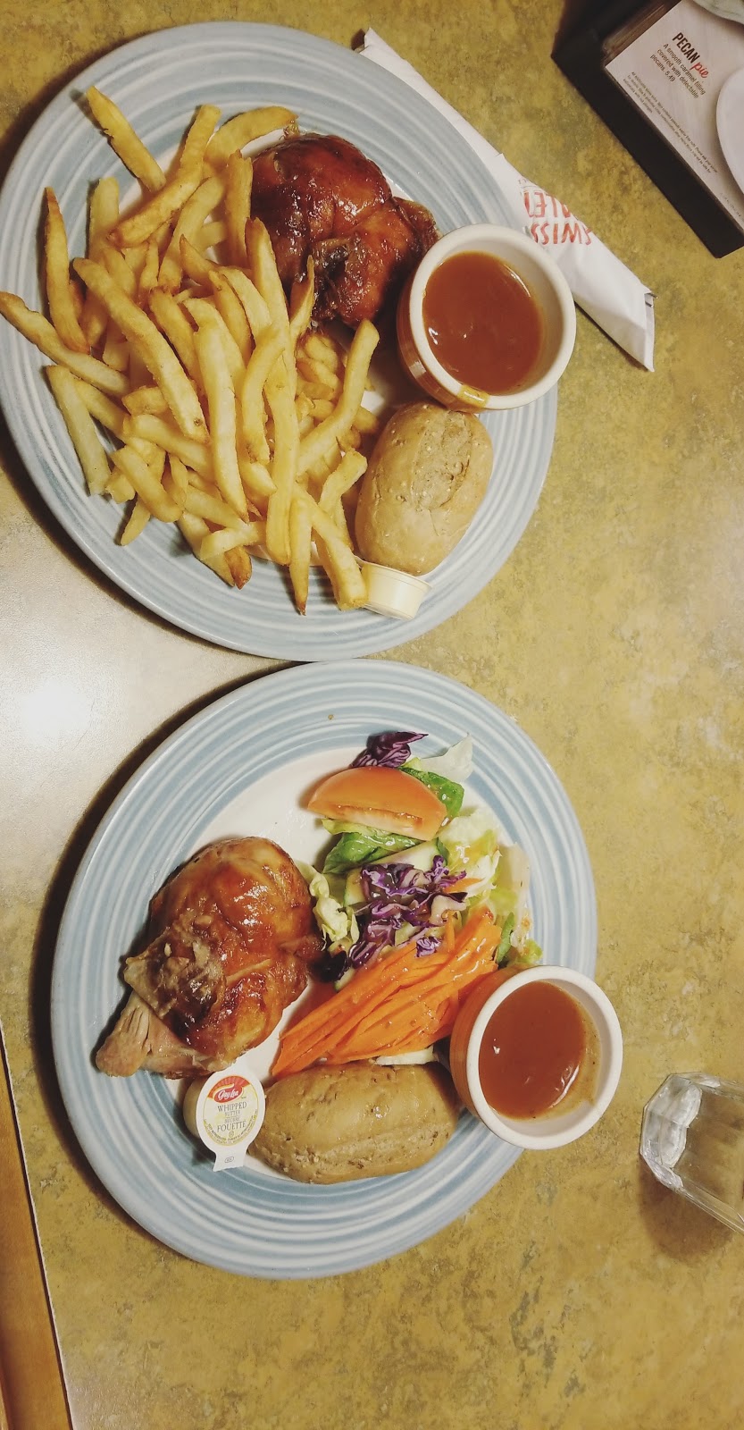 Swiss Chalet Rotisserie & Grill | 4004 17 St NW, Edmonton, AB T6T 0C1, Canada | Phone: (780) 485-6531
