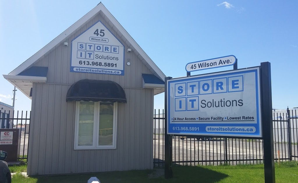 Store-it Solutions | storage | 45 Wilson Ave, Belleville, ON K8P 1R7, Canada | 6139685891 OR +1 613-968-5891