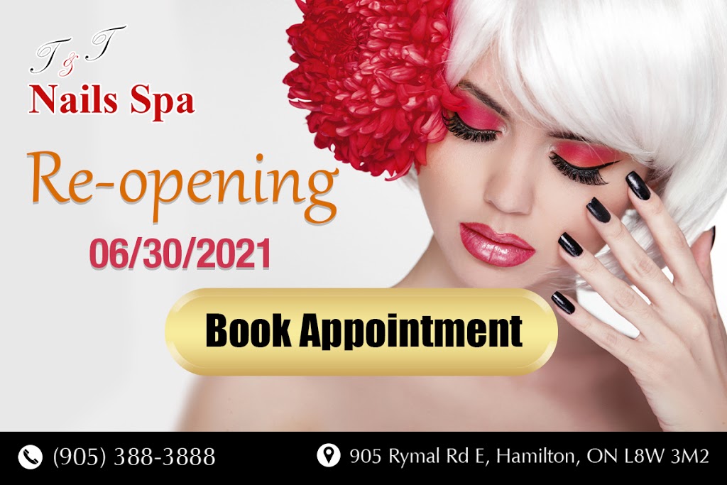 T & T Nails Spa | 905 Rymal Rd E, Hamilton, ON L8W 3M2, Canada | Phone: (905) 388-3888