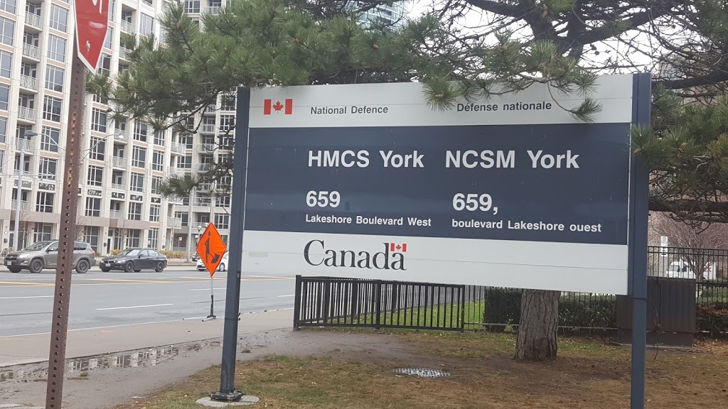 HMCS NCSM York | point of interest | 659 Lake Shore Blvd W, Toronto, ON M5V 1A7, Canada | 4166354400 OR +1 416-635-4400