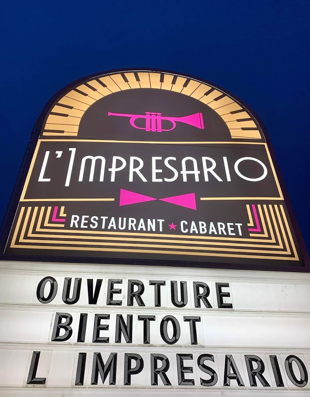 Cabaret Limpresario | 6300 Bd Wilfrid-Hamel, LAncienne-Lorette, QC G2E 2Z2, Canada | Phone: (418) 871-1477