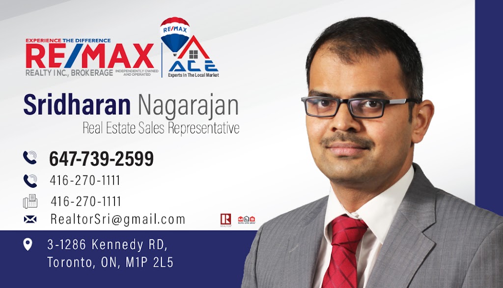 Realtor Sridharan | Calvington Dr, Pickering, ON L1V 7J3, Canada | Phone: (647) 739-2599