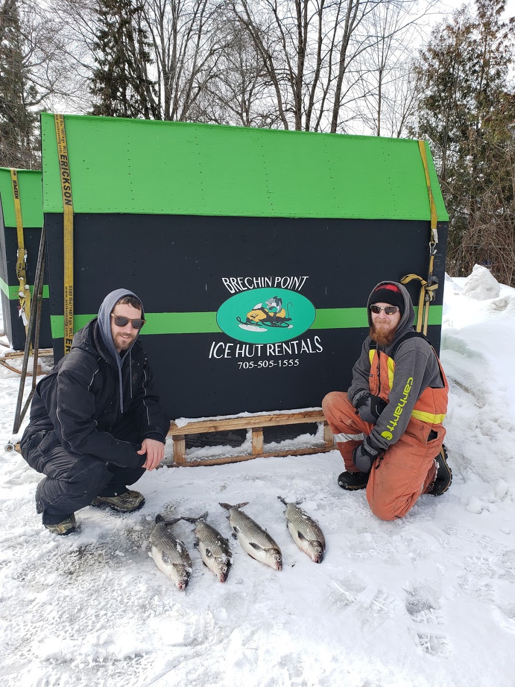 Brechin Point Ice Hut Rentals Inc. | 10 Simcoe Rd, Brechin, ON L0K 1B0, Canada | Phone: (705) 505-1555