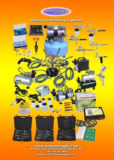 Airbrushing 4u Design & Supply | 5310 Finch Ave E unit 29, Scarborough, ON M1S 5E8, Canada | Phone: (416) 892-8456