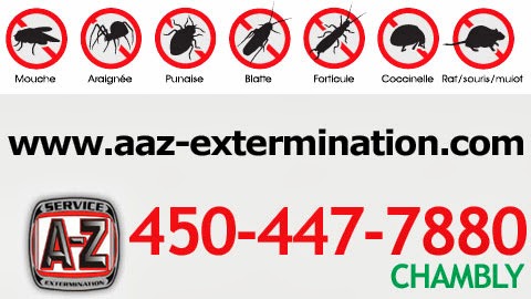AaZ Extermination Chambly Exterminateur | home goods store | Chambly, QC J3L 5P1, Canada | 4504477880 OR +1 450-447-7880