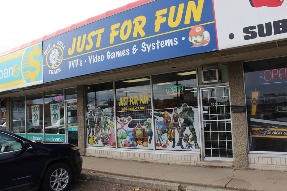 Just For Fun Video Games | store | 10066 156 St NW, Edmonton, AB T5P 2P8, Canada | 7804814767 OR +1 780-481-4767