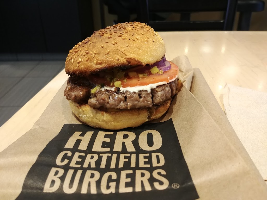 Hero Certified Burgers | 10 Vanier Lane t, North York, ON M3J 1P3, Canada | Phone: (647) 558-4595