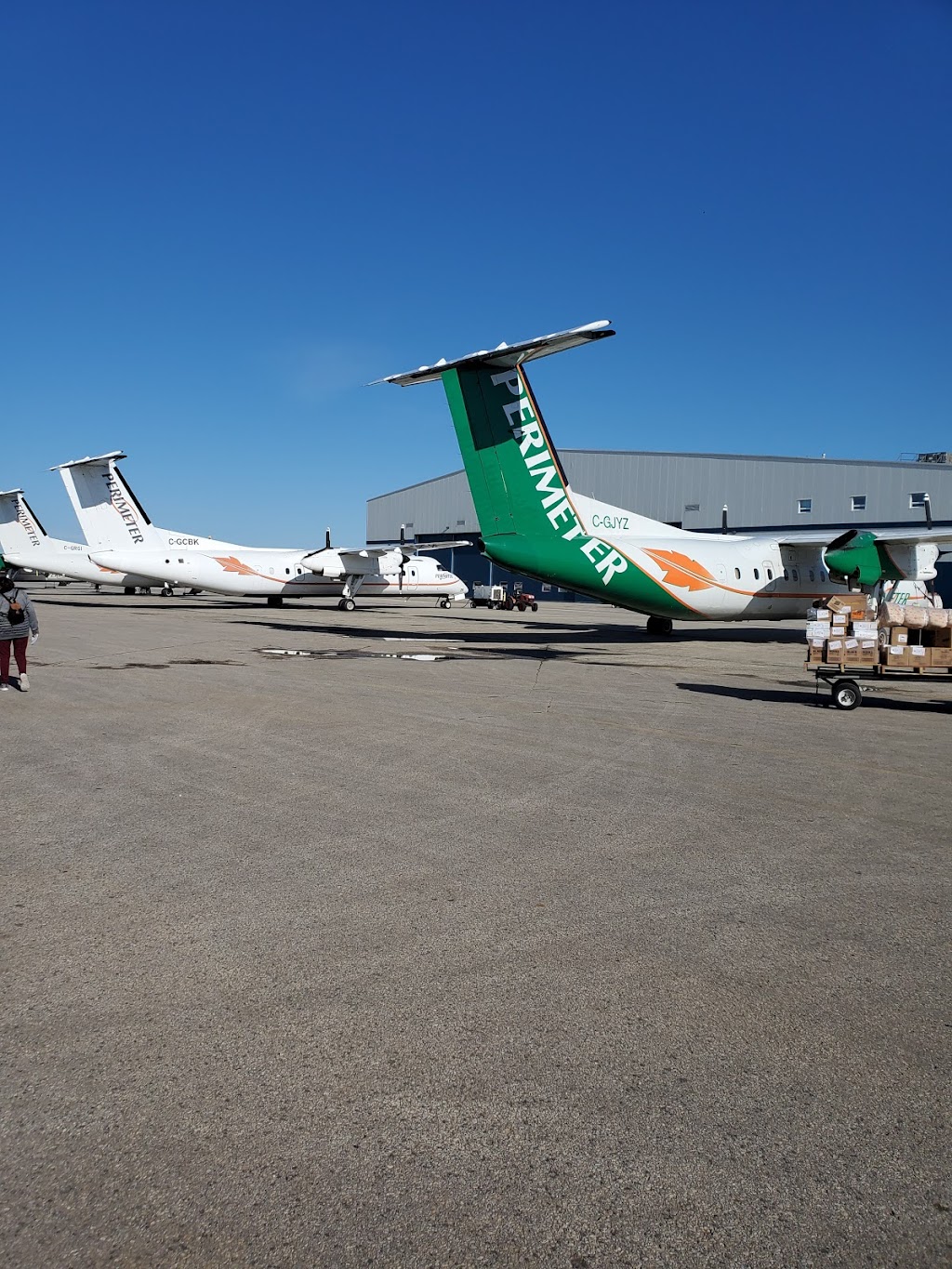 Perimeter Aviation | 626 Ferry Rd, Winnipeg, MB R3H 0T7, Canada | Phone: (800) 665-8986