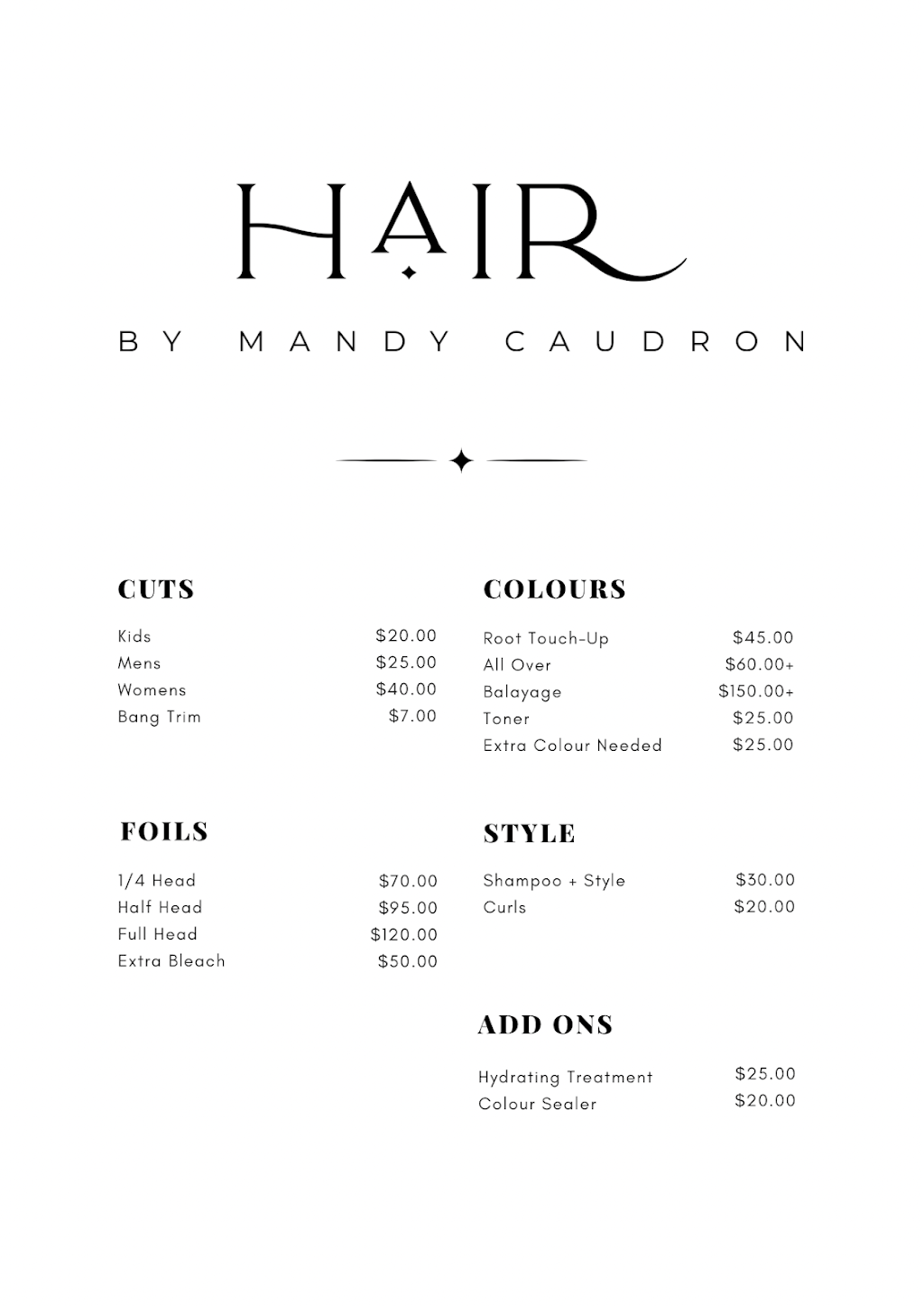 Hair By MC | 991 Norfolk County Rd 28, Langton, ON N0E 1G0, Canada | Phone: (519) 410-8744