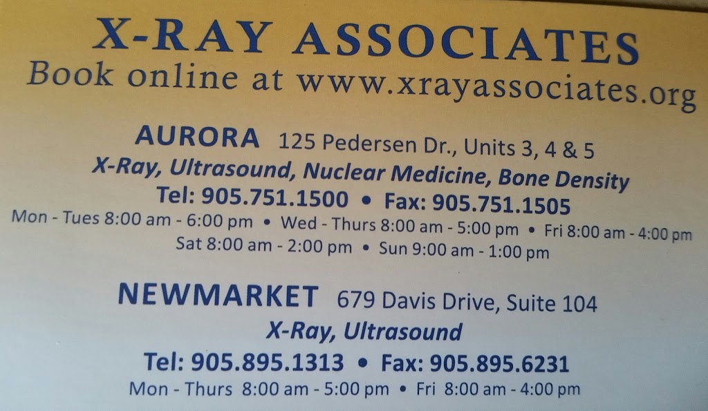 X-Ray Associates | 955 Major MacKenzie Dr W #102, Maple, ON L6A 4P9, Canada | Phone: (289) 553-6336