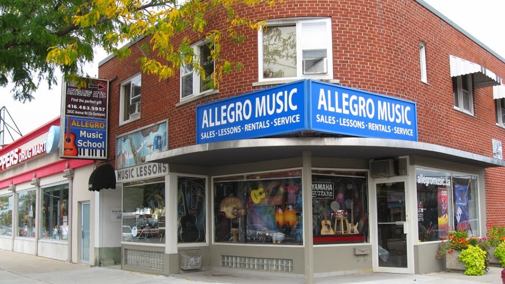 Allegro Music | 2043 Avenue Rd, North York, ON M5M 4A7, Canada | Phone: (416) 483-7203