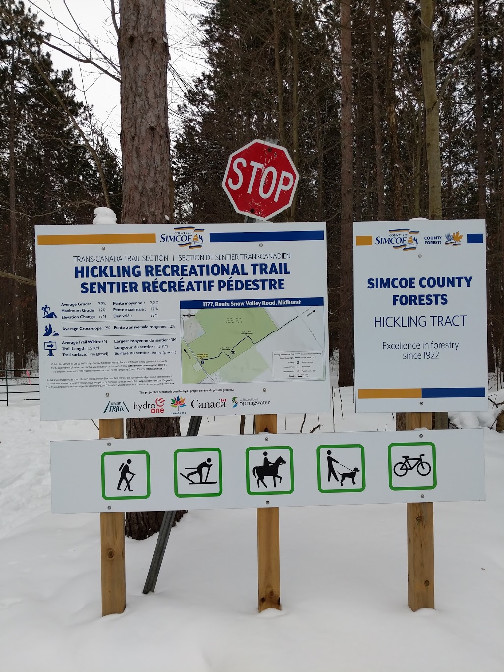 Hickling Recreational Trail | 1177 Snow Valley Rd, Minesing, ON L0L 1Y3, Canada