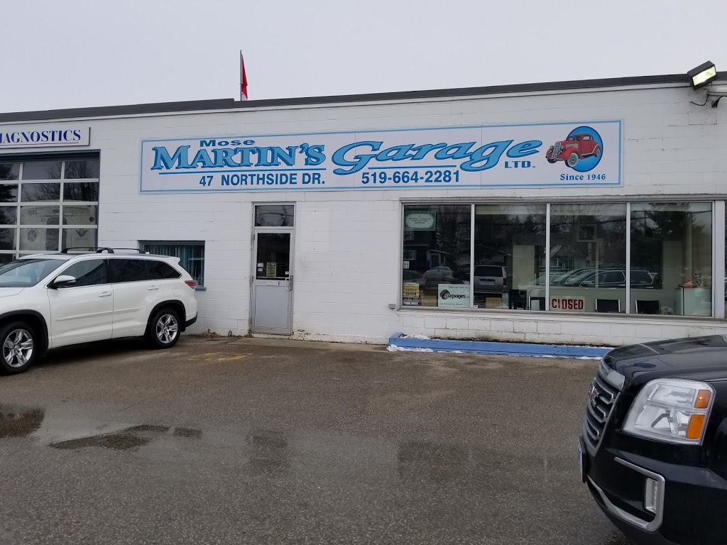Mose Martins Garage | 47 Northside Dr, St. Jacobs, ON N0B 2N0, Canada | Phone: (519) 664-2281