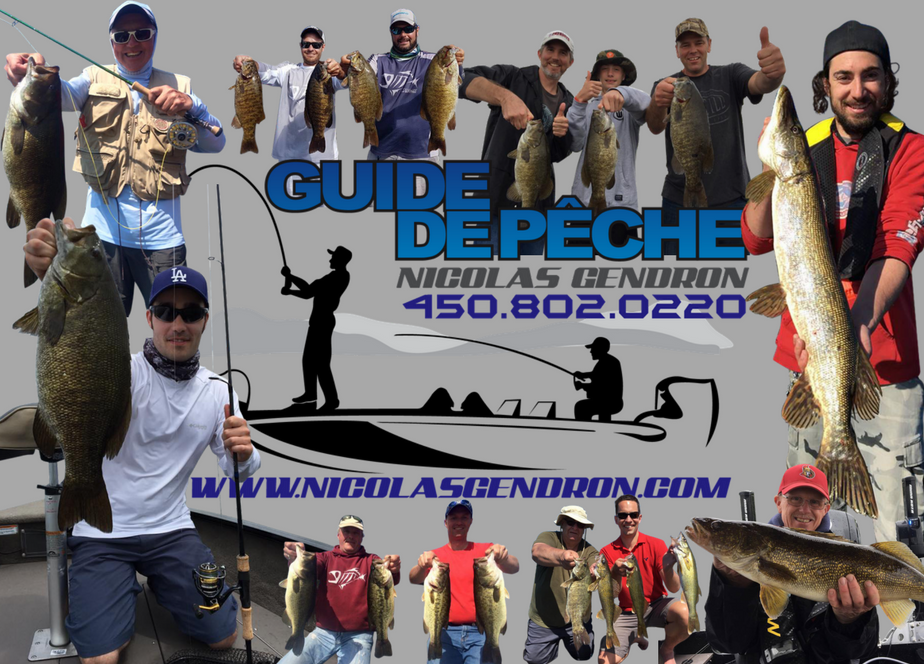 GUIDE DE PÊCHE | chemin du Bord de leau Lac St-Louis & Lac St-François, Sainte-Barbe, QC J0S 1P0, Canada | Phone: (450) 802-0220