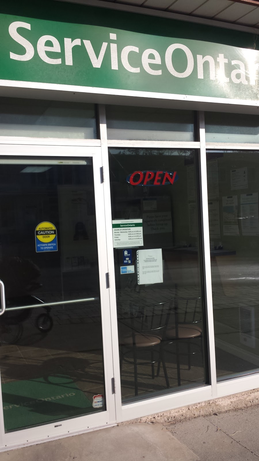 ServiceOntario | 124 Griffin St N, Smithville, ON L0R 2A0, Canada | Phone: (905) 957-4222