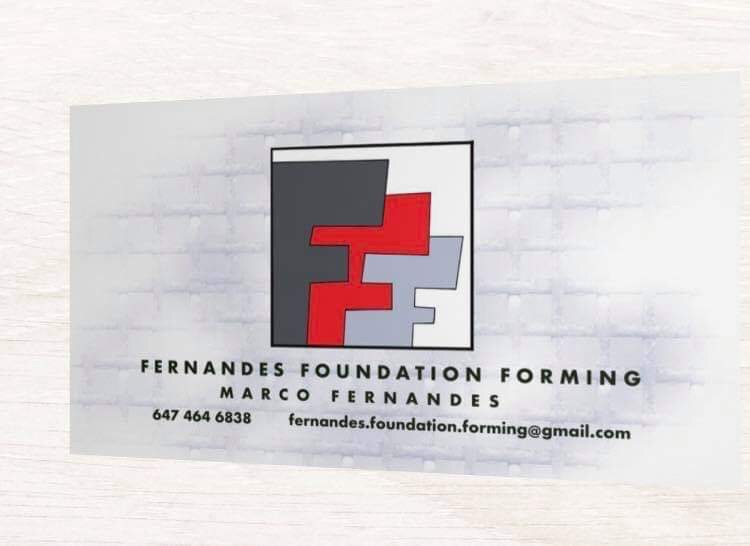 Fernandes Foundation Forming | 2-1 Hill Heights Rd, Etobicoke, ON M8Y 1Y9, Canada | Phone: (647) 677-6718