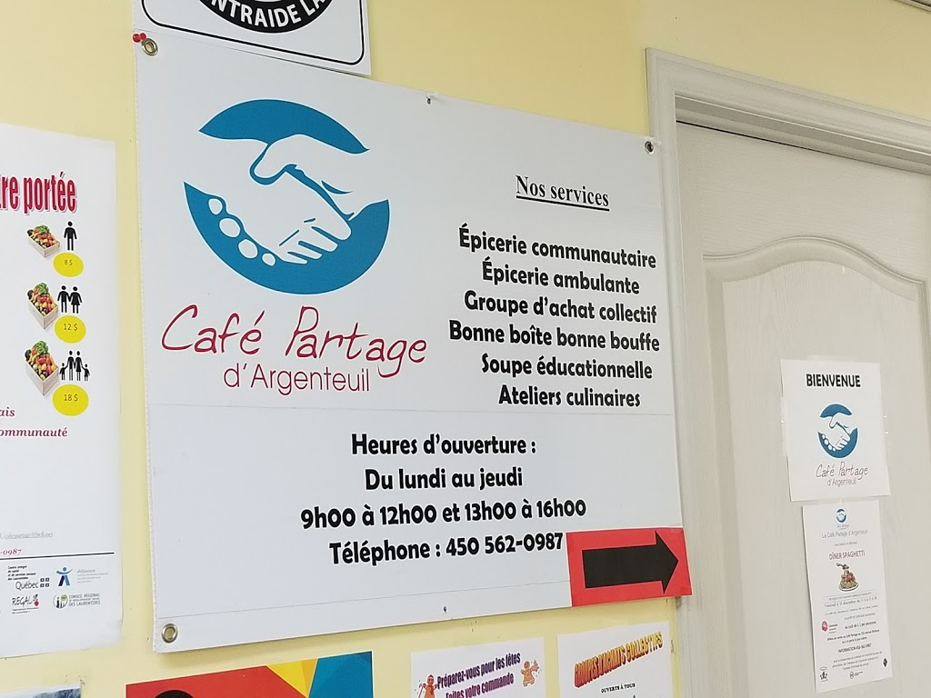 Café Partage DArgenteuil | 232 Avenue Béthany, Lachute, QC J8H 2M8, Canada | Phone: (450) 562-0987