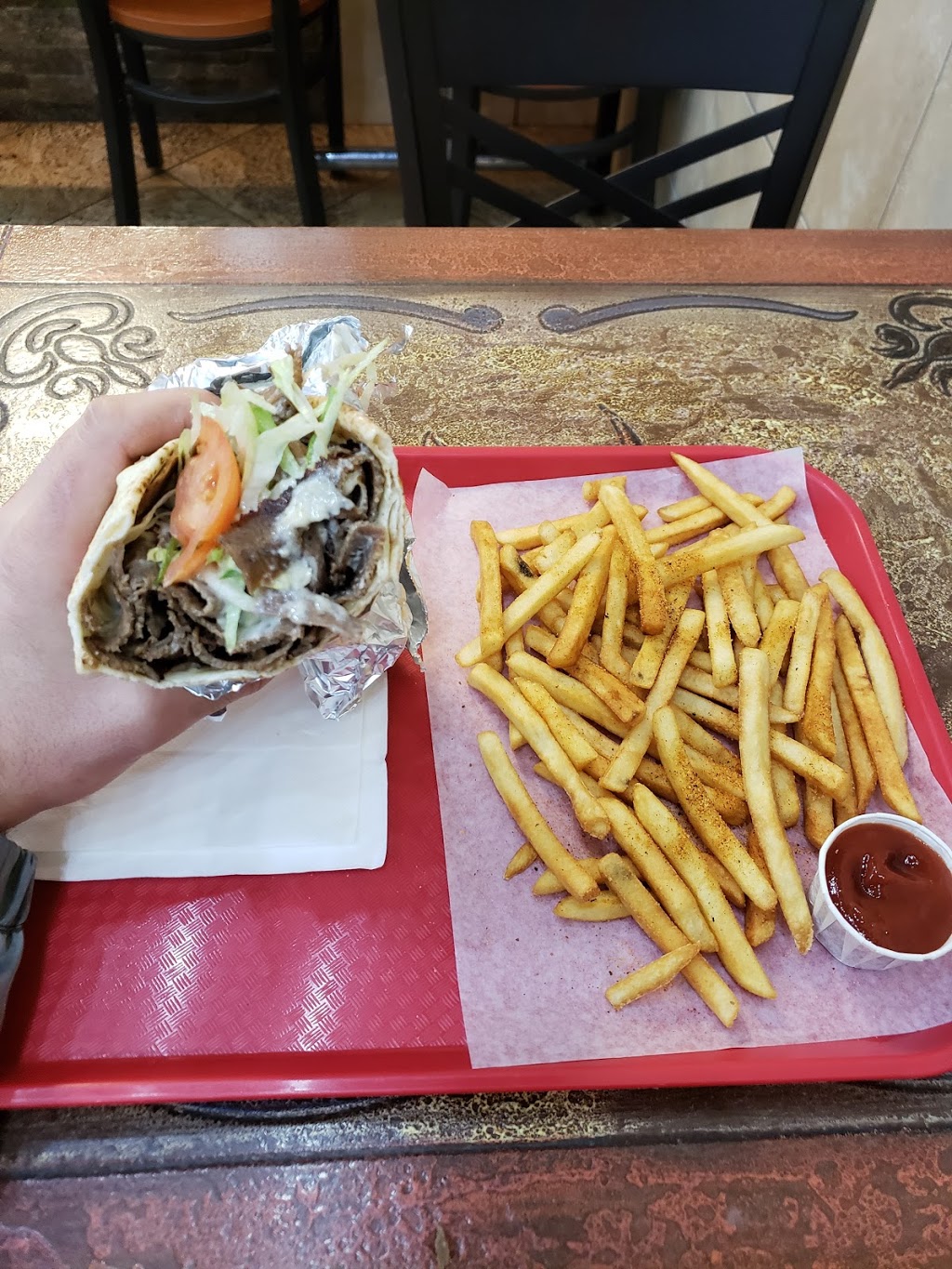 Enzos Donair | 18555 Stony Plain Rd, Edmonton, AB T5S 2V9, Canada | Phone: (780) 452-3696