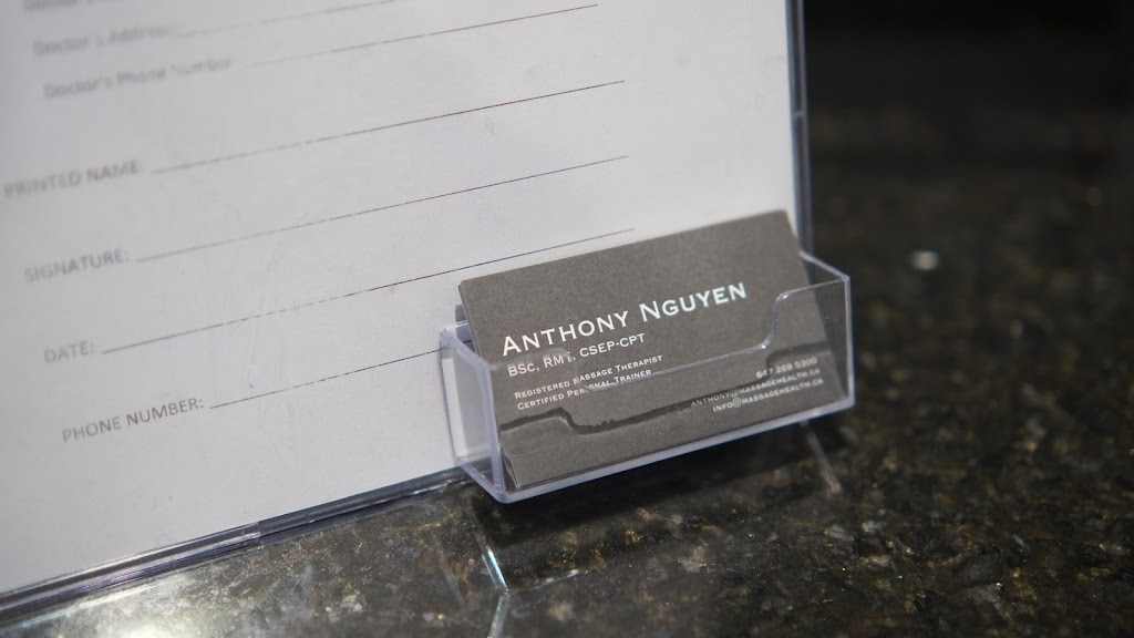 Anthony Nguyen, RMT (Registered Massage Therapist) | 4489 Willick Rd, Niagara Falls, ON L2G 0Y3, Canada | Phone: (647) 269-5300