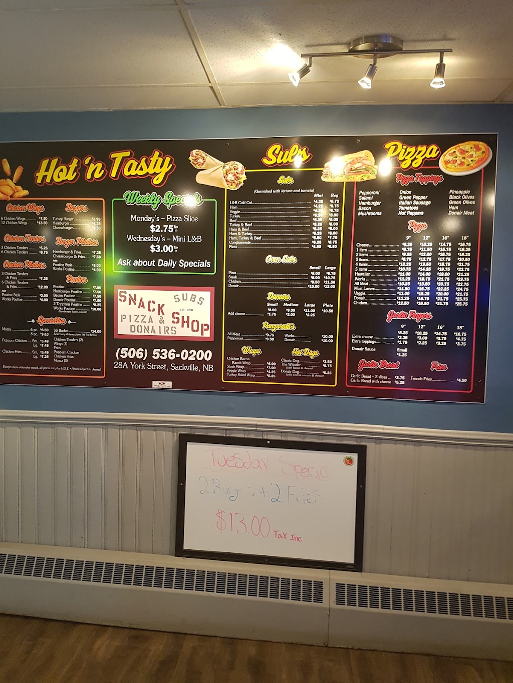 Bridge st Snack Shop | 23 Bridge St, Sackville, NB E4L 3N6, Canada | Phone: (506) 536-2320
