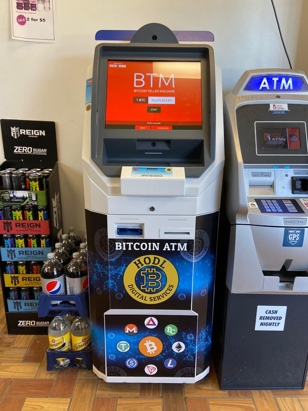 HODL Bitcoin ATM - Ultramar | 459 West Street N, Orillia, ON L3V 5E9, Canada | Phone: (416) 840-5444