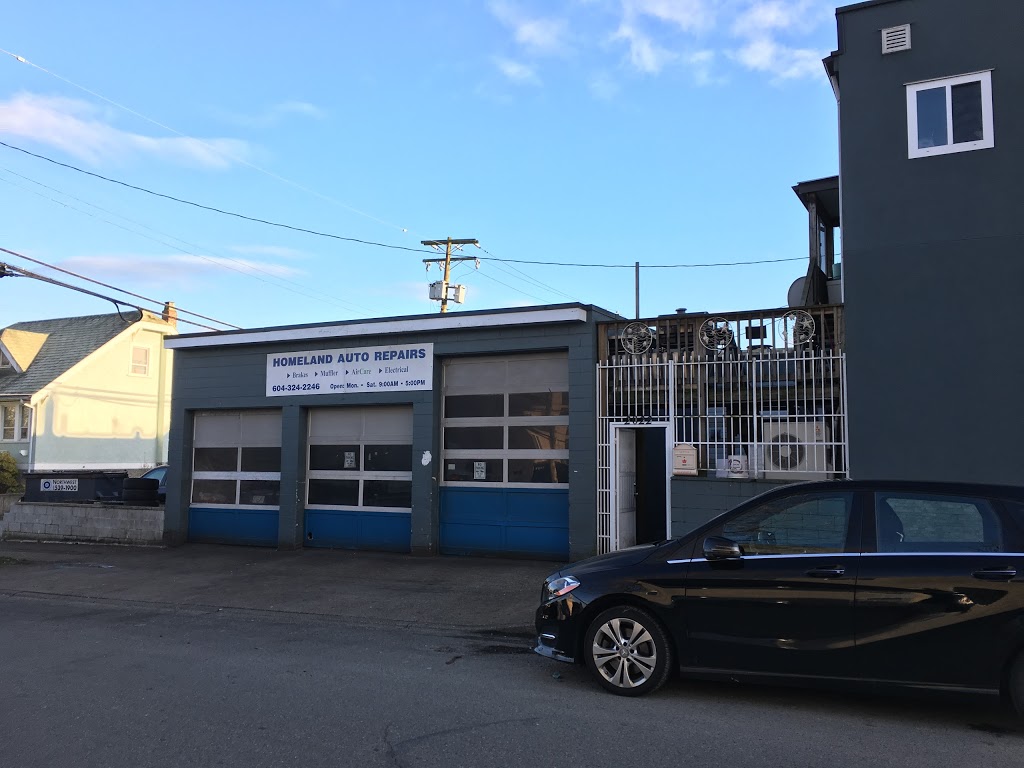 Homeland Auto Repairs Ltd | 5000 Victoria Dr, Vancouver, BC V5P 3T8, Canada | Phone: (604) 324-2246