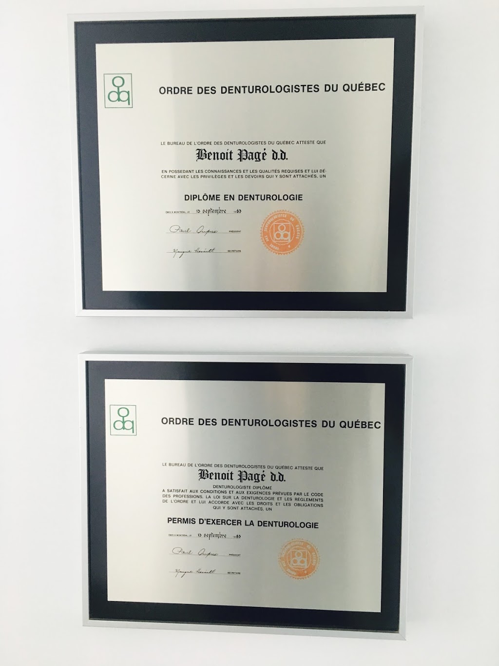 Clinique de Denturologie Benoit Pagé | 203 QC-108, Beauceville, QC G5X 2Y7, Canada | Phone: (418) 774-3150
