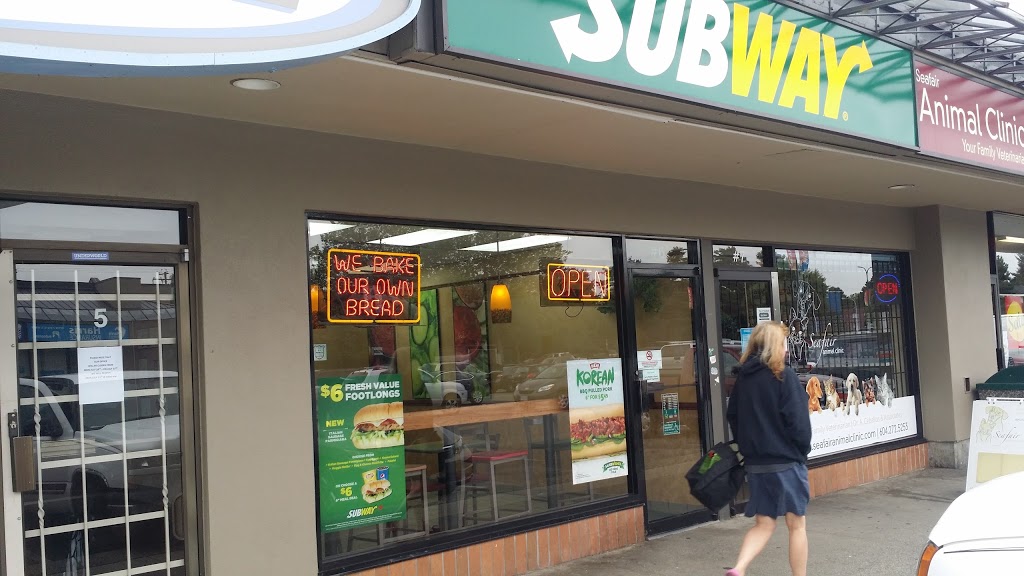 Subway | meal takeaway | 8671 No 1 Rd Seafair Shopping Centre, Unit 6, Richmond, BC V6C 1V2, Canada | 6042748868 OR +1 604-274-8868