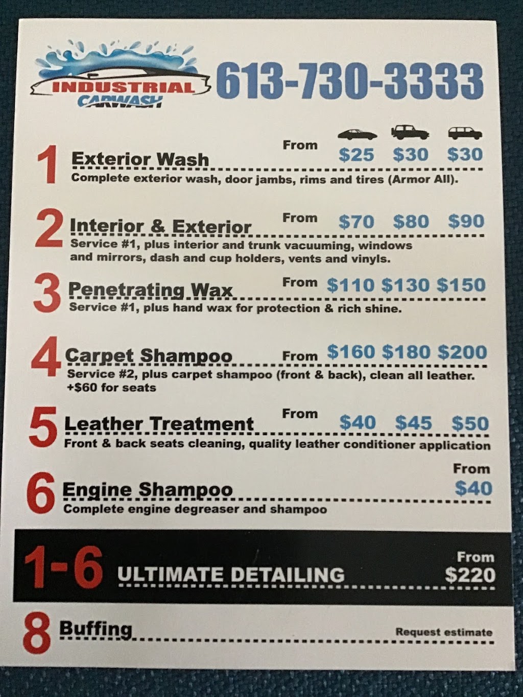 Industrial Car Wash Inc. | Industrial, Ottawa, ON K1G 0Y9, Canada | Phone: (613) 730-3333