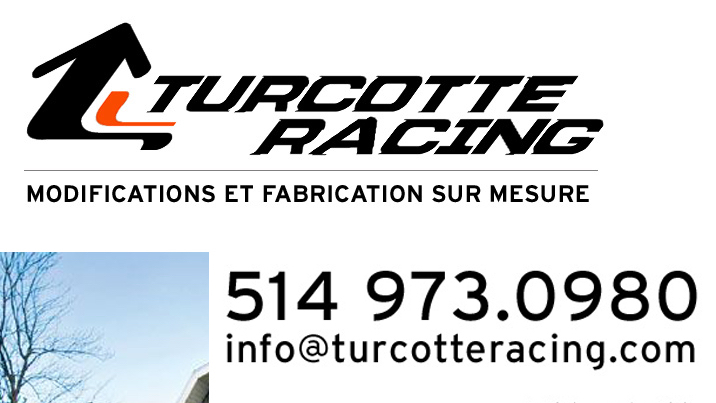 TurcotteRacing | 1426 Route 122, Saint-Edmond-de-Grantham, QC J0C 1K0, Canada | Phone: (514) 973-0980