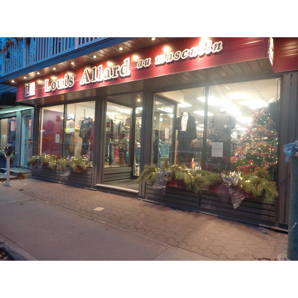 Boutique Louis Allard Au Masculin | 371 Avenue St Laurent, Louiseville, QC J5V 1K4, Canada | Phone: (819) 228-4550