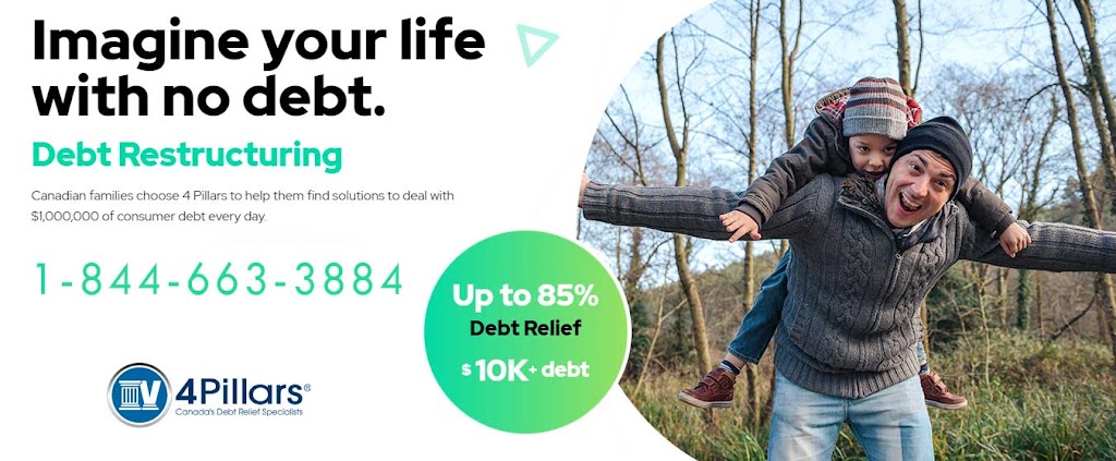 4 Pillars Debt Relief Laval | 1776 Boulevard des Laurentides Suite 200, Vimont, QC H7M 2P6, Canada | Phone: (844) 663-3883