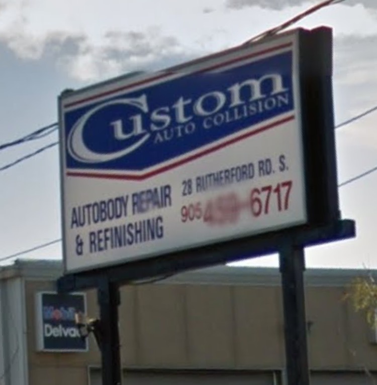Custom Auto Body Repair & Refinishing | car repair | 28 Rutherford Rd S, Brampton, ON L6W 3J1, Canada | 9054596717 OR +1 905-459-6717
