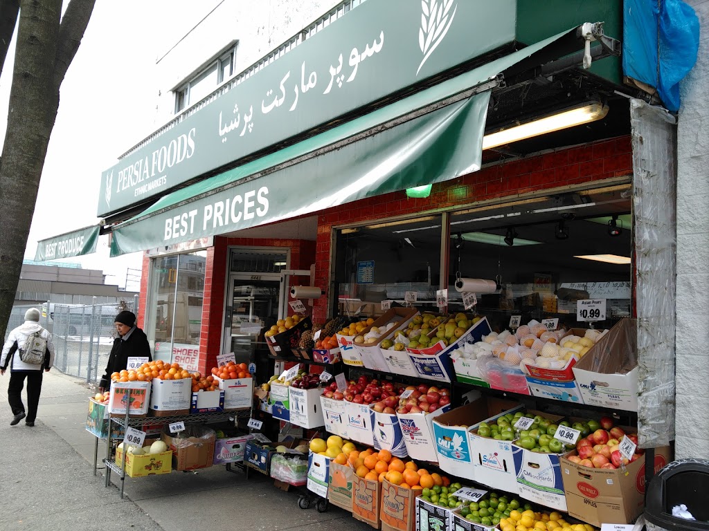 Persia Foods Produce Markets | 6437 Main St, Vancouver, BC V5W 2V5, Canada | Phone: (778) 826-1036