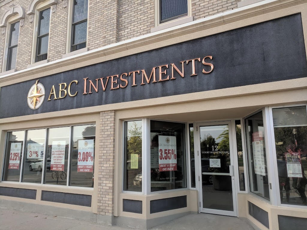 ABC Investments | 12 Courthouse Square, Goderich, ON N7A 1M3, Canada | Phone: (519) 524-2773