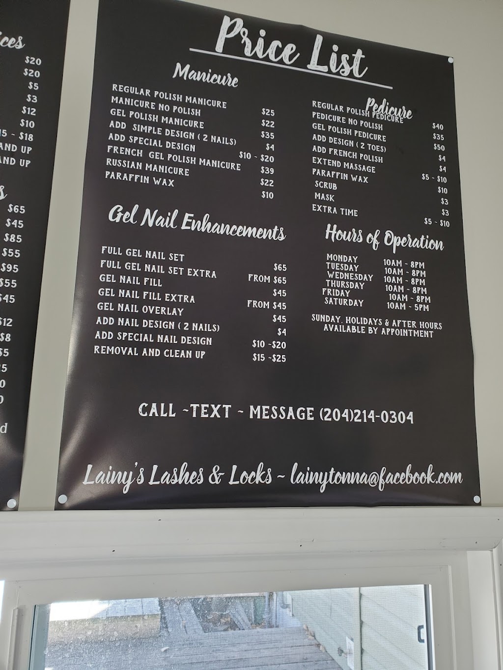 Lainys Locks and Lashes | 210 Main St NE, Altona, MB R0G 0B0, Canada | Phone: (204) 214-0304