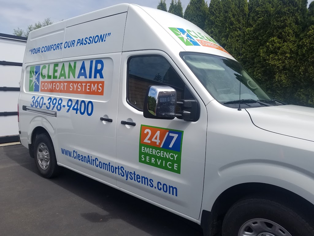 Clean Air Comfort Systems | 2166 Shortcake Ln #201, Lynden, WA 98264, USA | Phone: (360) 398-9400