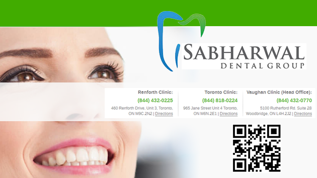 Sabharwal Dental Group | 965 Jane St #4, Toronto, ON M6N 2E1, Canada | Phone: (844) 818-0224