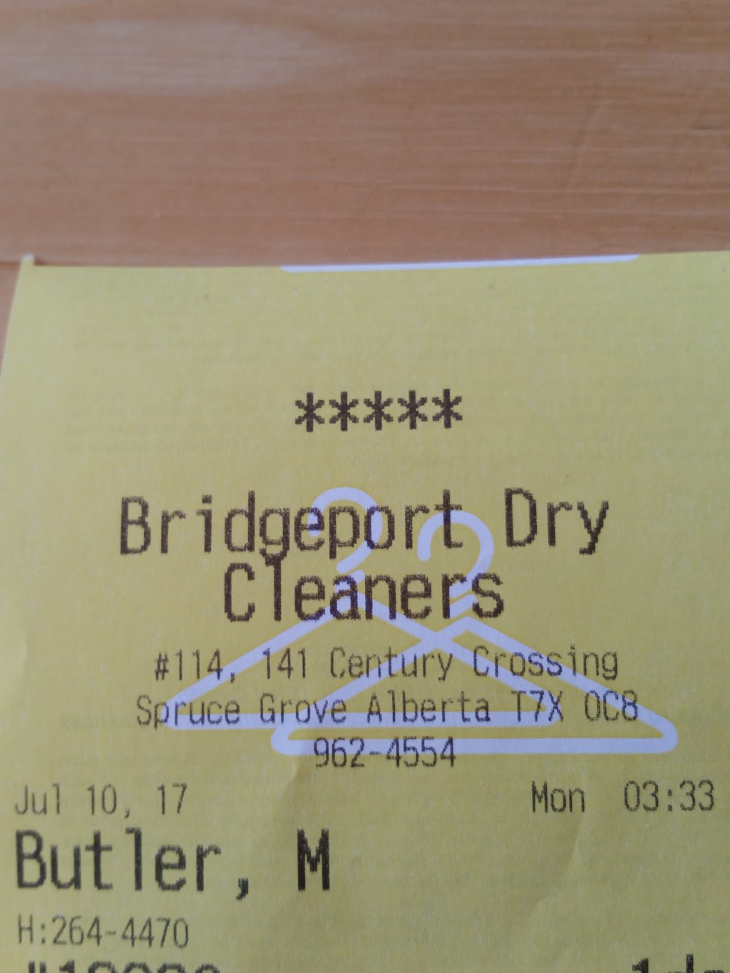 Bridgeport Dry Cleaners | 141 Century Crossing #114, Spruce Grove, AB T7X 0C8, Canada | Phone: (780) 962-4554
