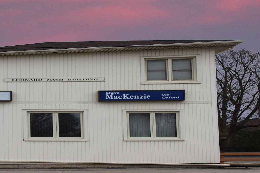 Dave MacKenzie, Member of Parliament | 208 Huron St #4, Woodstock, ON N4S 7A1, Canada | Phone: (519) 421-7690