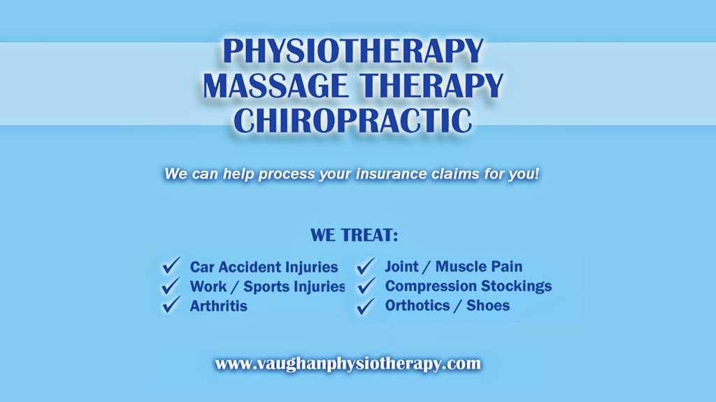 Vaughan Physiotherapy Clinic | 398 Steeles Ave W #201, Thornhill, ON L4J 6X3, Canada | Phone: (905) 669-1221