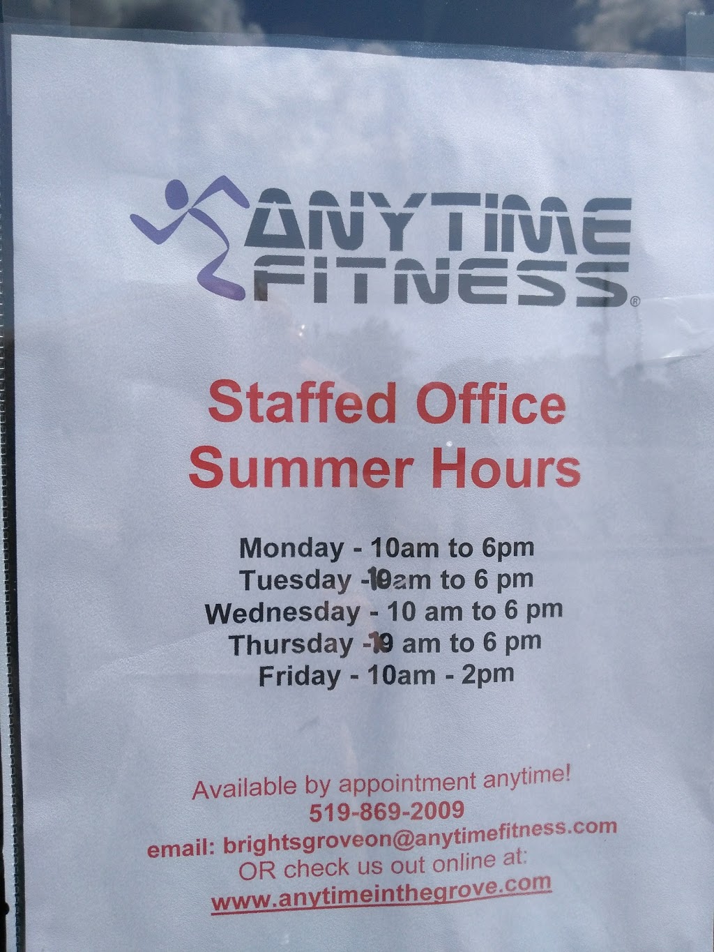 Anytime Fitness | 2600 Lakeshore Rd, Brights Grove, ON N0N 1C0, Canada | Phone: (519) 869-2009