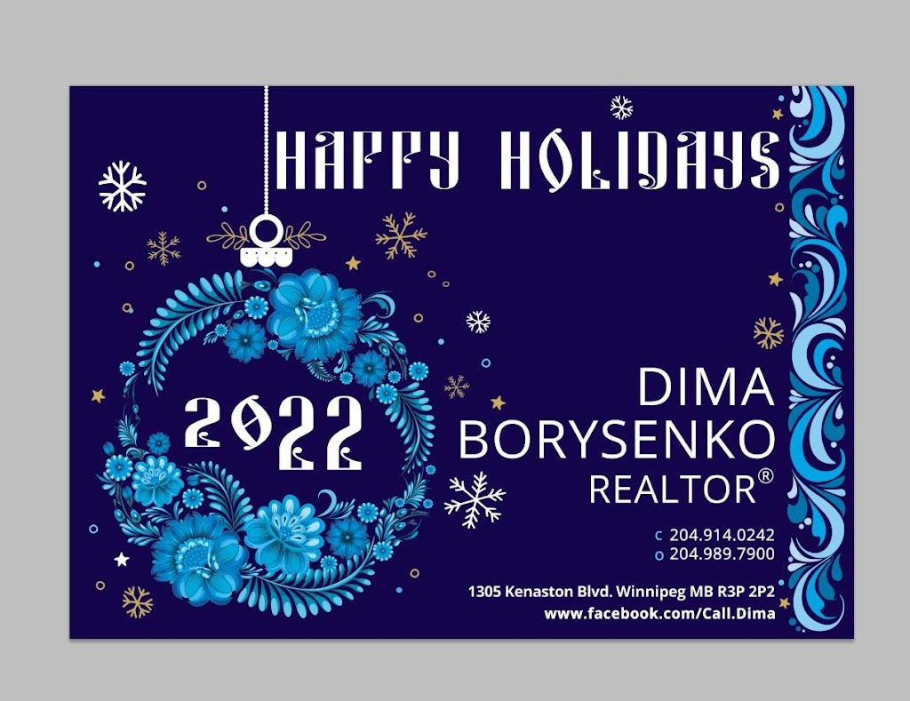 Dmytro Borysenko | Royal LePage Prime Real Estate | 1350 Kenaston Blvd, Winnipeg, MB R3P 2P2, Canada | Phone: (204) 914-0242