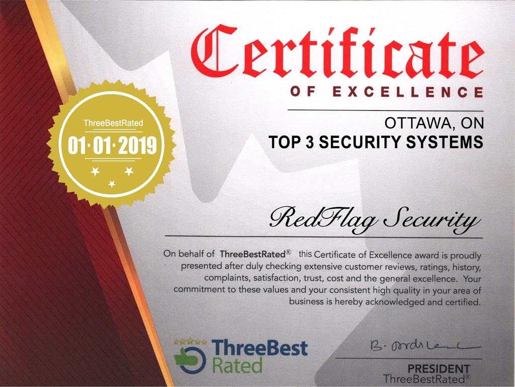 RedFlag Security- Alarm, CCTV and Access Control | 207 Bayswater Ave, Ottawa, ON K1Y 2G5, Canada | Phone: (613) 799-1188