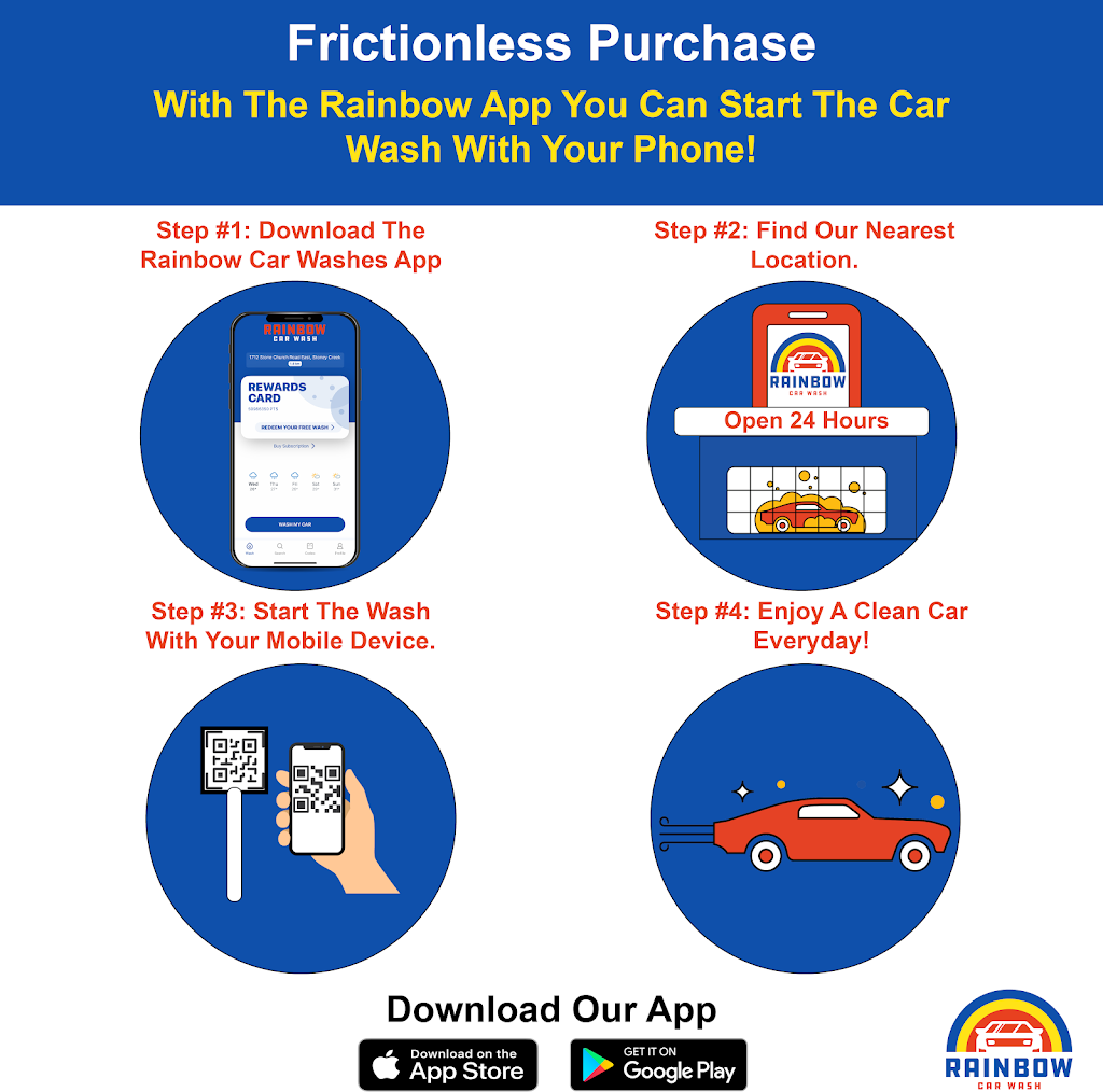 Rainbow Car Wash Fruitland | 331 Fruitland Rd, Hamilton, ON L8E 5M8, Canada | Phone: (905) 643-3609