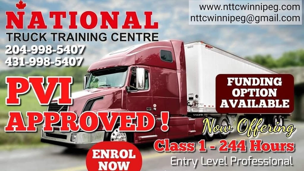 National Truck Training Centre | 50 Milner St, Winnipeg, MB R2X 2X3, Canada | Phone: (204) 998-5407